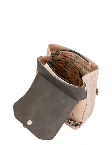 Mochila Urbana Anekke - Peace & Love Rosa