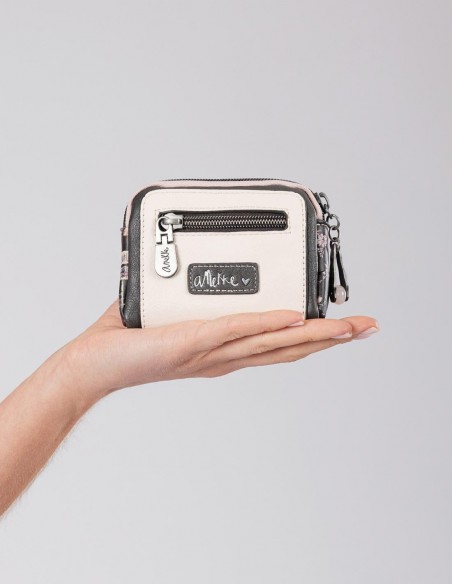 Carteira Anekke - Peace & Love Rosa