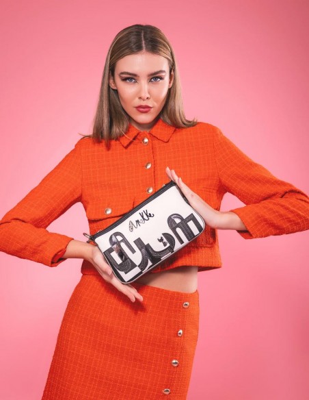 Bolso Con Asa Metálica Anekke - Nature Sixties