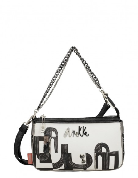 Bolso Con Asa Metálica Anekke - Nature Sixties