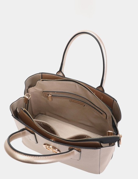 Bolso de mano dorado Binnari - Elsa