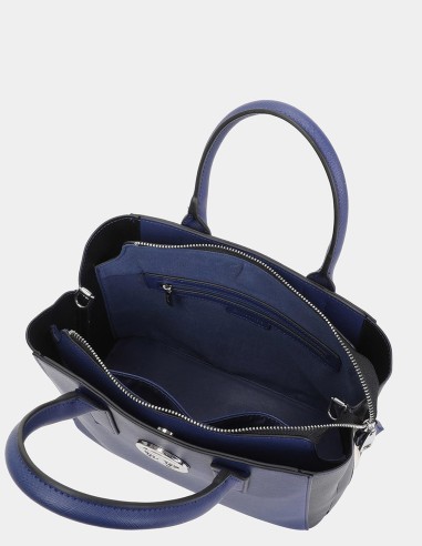 Bolso de mano azul Binnari - Elsa