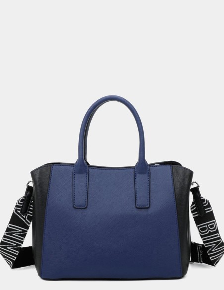 Bolso de mano azul Binnari - Elsa