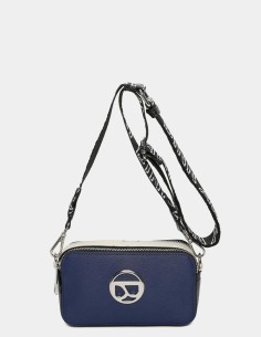 Bandolera pequeña azul Binnari - Elsa