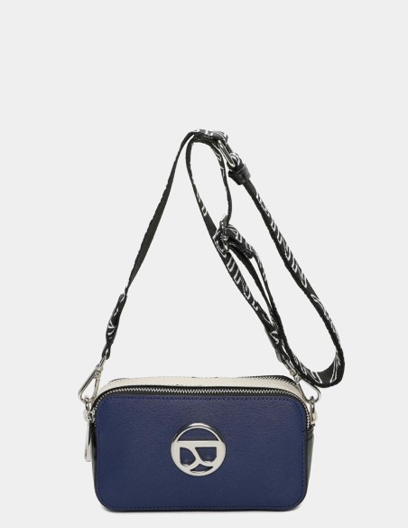 Bandolera pequeña azul Binnari - Elsa