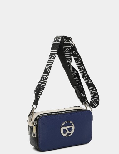 Bandolera pequeña azul Binnari - Elsa