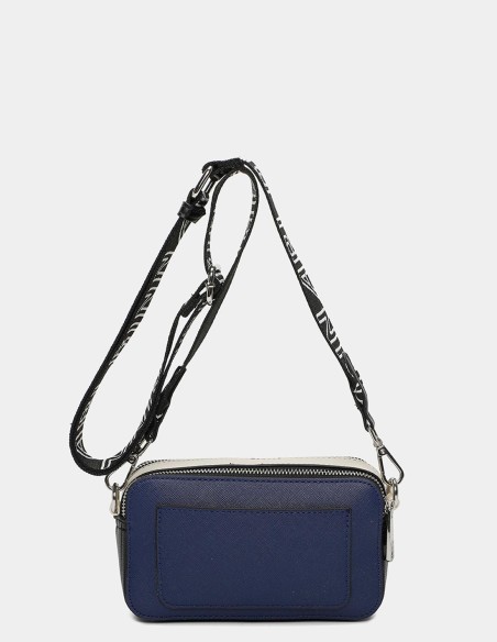 Bandolera pequeña azul Binnari - Elsa