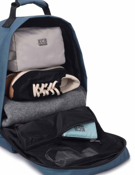Mochila Azul Água Bagagem de Mão KCB - Underseat
