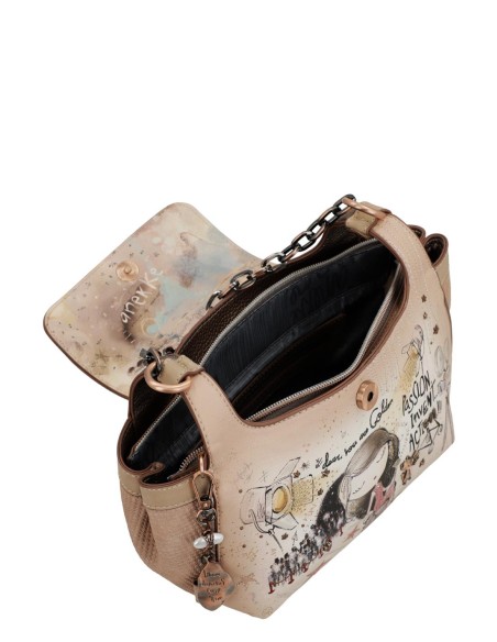 Bandolera Con Asa Metálica Anekke - Hollywood