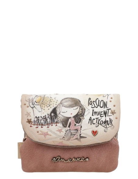 Porta-moedas com Flap Anekke - Hollywood