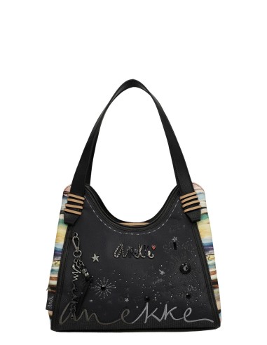 Bolso de Hombro Azul Marino Anekke- Studio