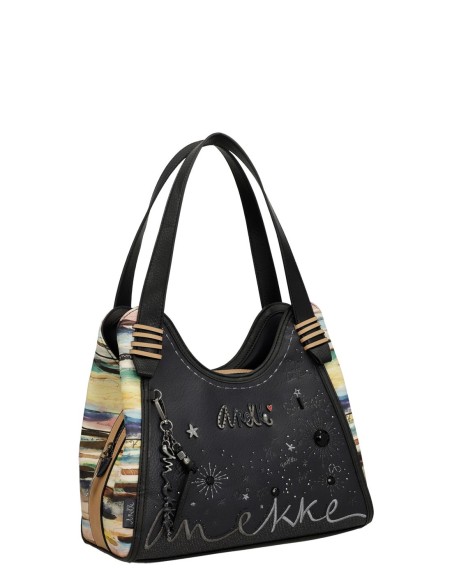 Bolso de Hombro Azul Marino Anekke- Studio