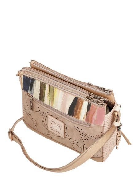 Bandolera 3 Compartimentos Anekke - Nude Studio