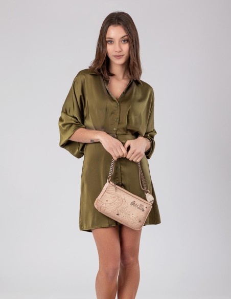 Bolso Con Asa Metálica Anekke - Nude Studio