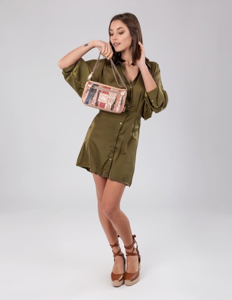 Mala Com Pega Metálica Anekke - Nude Studio