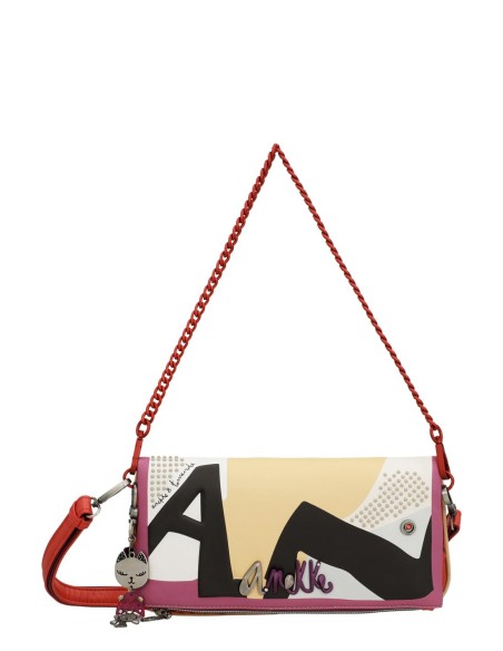 Bandolera Con Asa Metálica Anekke - Fashion