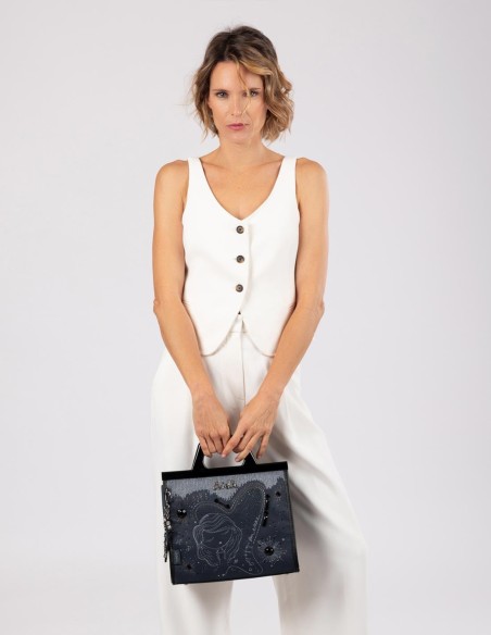 Bolso de Mano Azul Marino Anekke - Studio