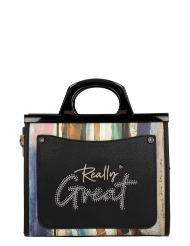 Bolso de Mano Azul Marino Anekke - Studio