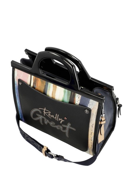 Bolso de Mano Azul Marino Anekke - Studio