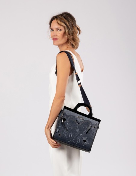 Bolso de Mano Azul Marino Anekke - Studio