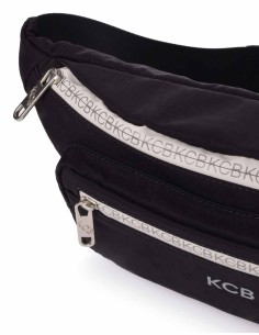 Bosa de Cintura preto vegano KCB - Combo 2