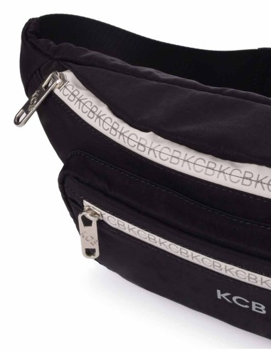 Bosa de Cintura preto vegano KCB - Combo