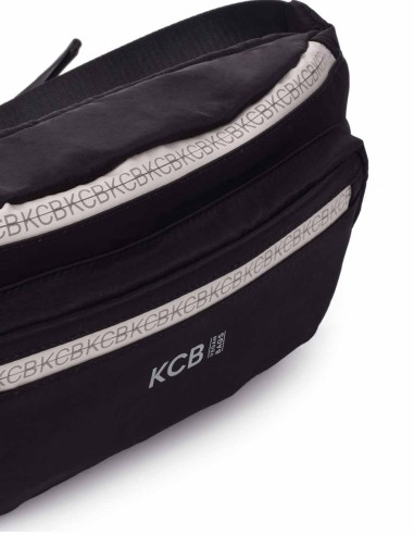 Bosa de Cintura preto vegano KCB - Combo