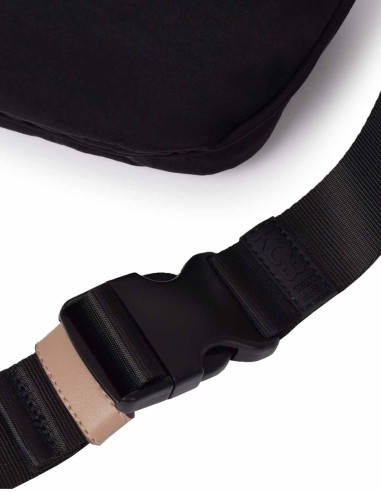 Bosa de Cintura preto vegano KCB - Combo