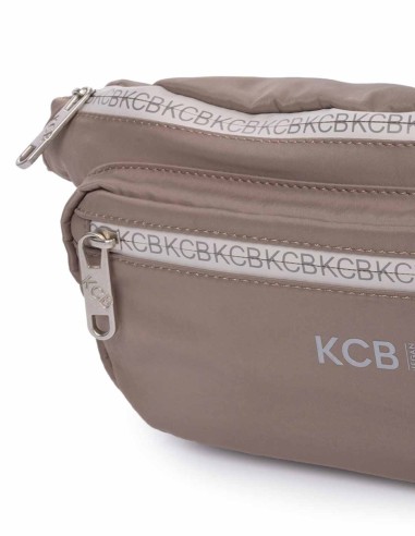 Bolsa de Cintura Taupe Vegana KCB - Combo