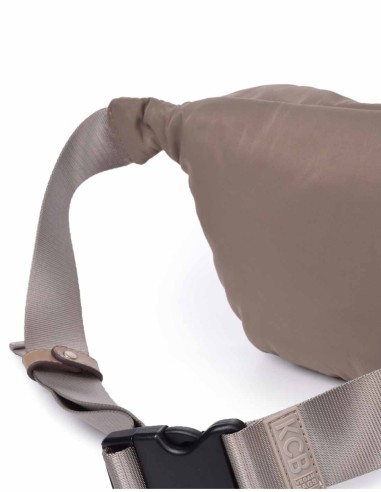 Bolsa de Cintura Taupe Vegana KCB - Combo