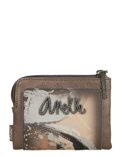 Cartera Pequeña RFID Flexible Anekke Wings