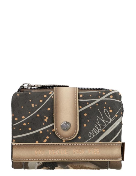 Cartera Petita RFID Flexible Anekke Wings