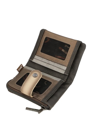 Cartera Pequeña RFID Flexible Anekke Wings