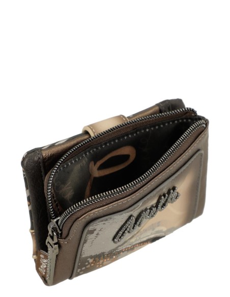 Cartera Petita RFID Flexible Anekke Wings