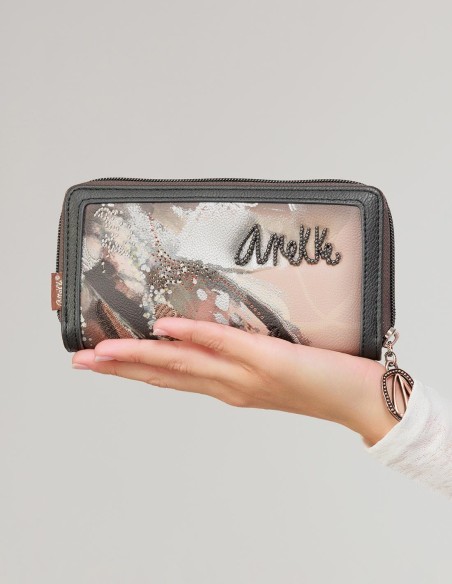 Carteira Grande Com RFID Anekke Wings