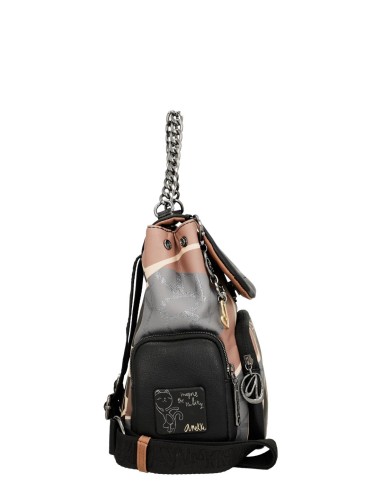 Mochila Com Flap Anekke Heartbeat