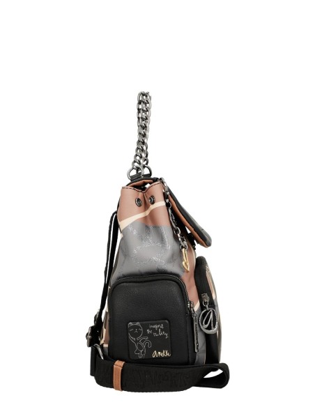 Mochila Com Flap Anekke Heartbeat