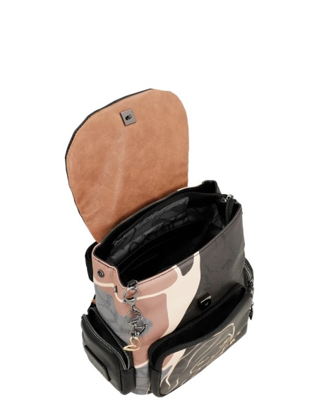 Mochila Con Solapa Anekke Heartbeat