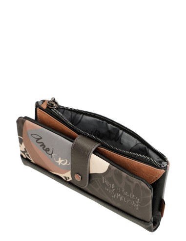 Cartera Gran RFID Flexible Anekke Heartbeat