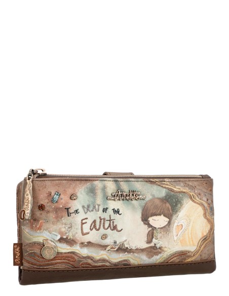 Cartera Gran RFID Flexible Anekke Core