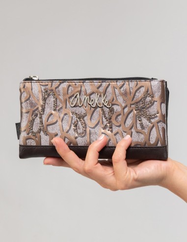 Cartera Flexible Grande RFID Anekke Mantle