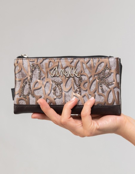 Cartera Flexible Grande RFID Anekke Mantle