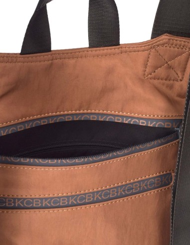 Mochila Antirroubo Grande Castanha KCB - Shine