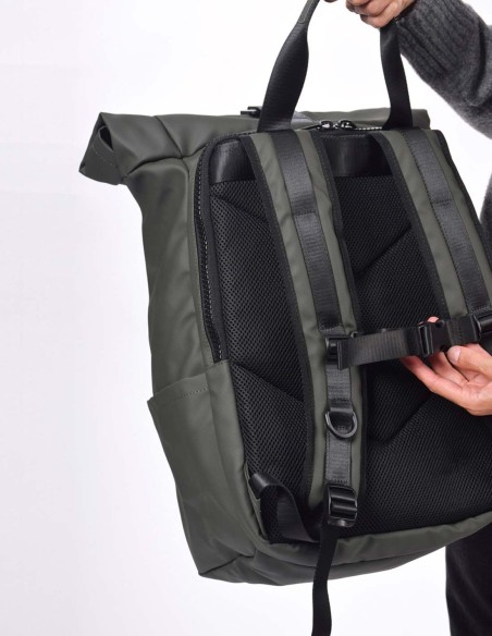 Mochila Grande Antirroubo Caqui KCB - Cube