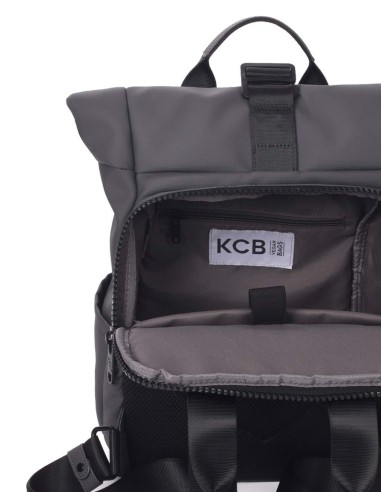 Mochila Grande Antirrobo Gris KCB - Cube