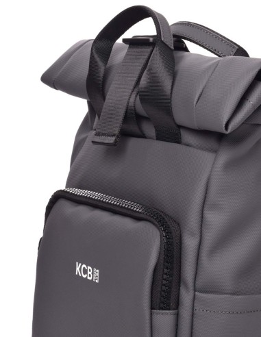 Mochila Grande Antirroubo Cinzenta KCB - Cube