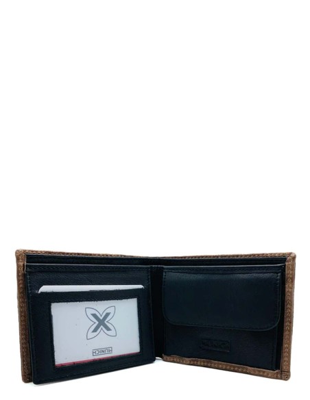 Cartera RFID Munich Marrón