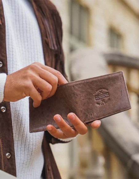 Cartera RFID Munich Marró
