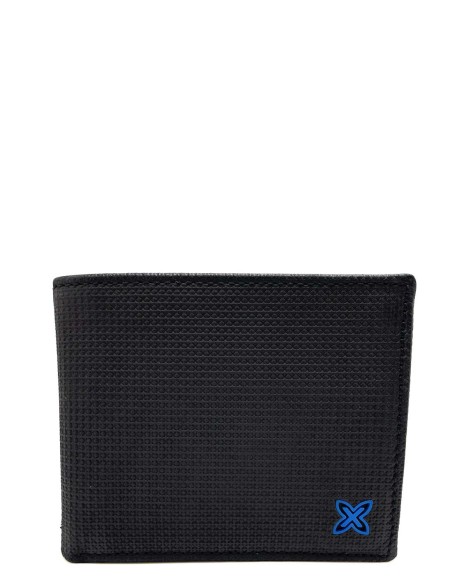 Cartera RFID Munich Negra Logo Blau