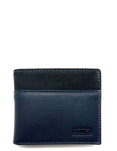 Cartera Americana RFID Munich Azul